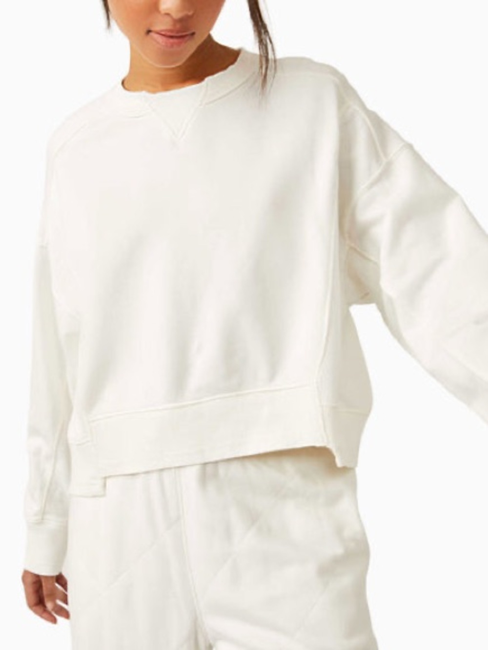 Free People Intercept Pullover in White